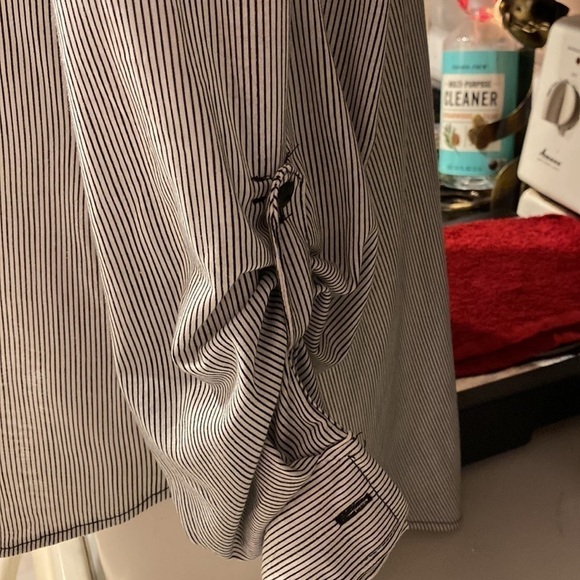 Z womens Passport casual stretch long sleeve regular size button shirt XL - Picture 3 of 5